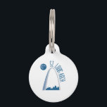 St. Louis Arch Pet ID Tag<br><div class="desc">The Arch is beautiful to see and fun to go up in for a view of the city</div>