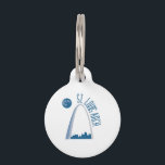 St. Louis Arch Pet ID Tag<br><div class="desc">The Arch is beautiful to see and fun to go up in for a view of the city</div>