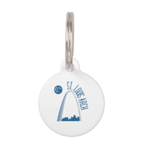 St Louis Arch Pet ID Tag