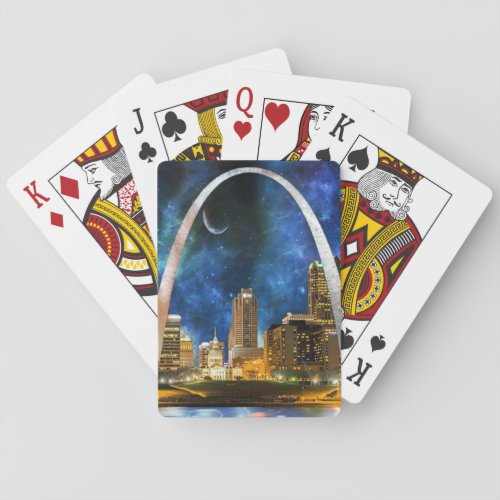 St Louis Arch Poker Cards