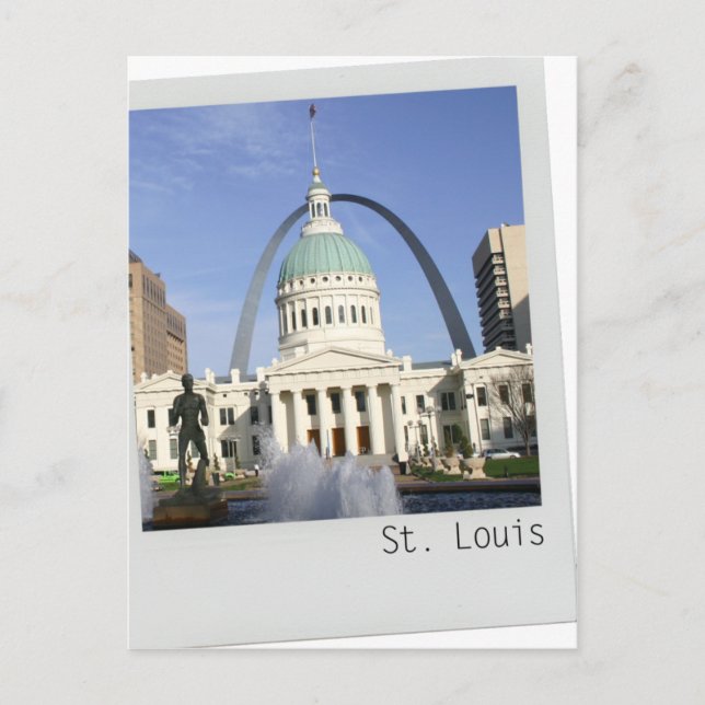 St. Louis arch postcard (Front)