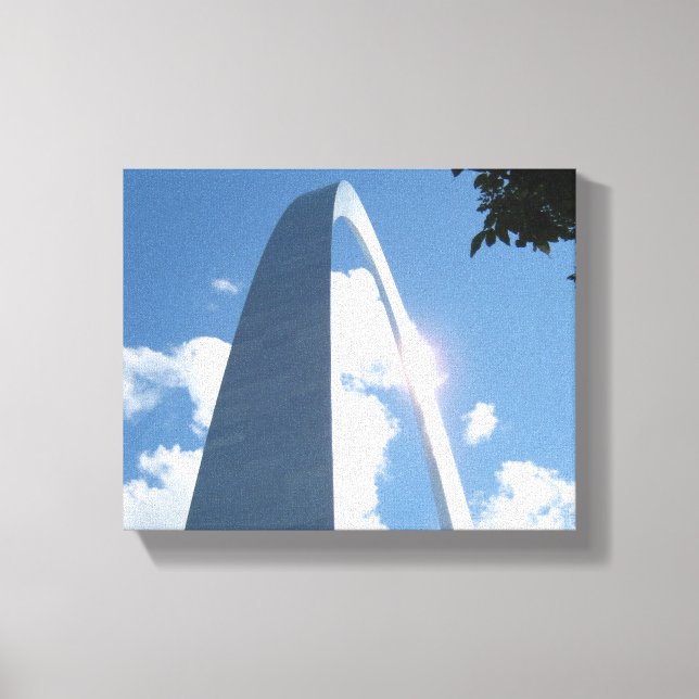 St. Louis Arch Wrapped Canvas Print (Front)
