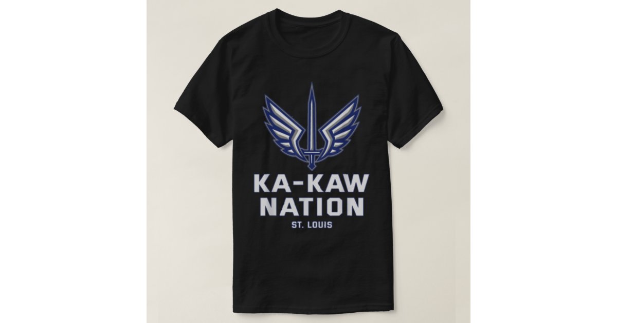 St. Louis BattleHawks Proceed with Ka-Kawtion T-Shirt - St. Louis
