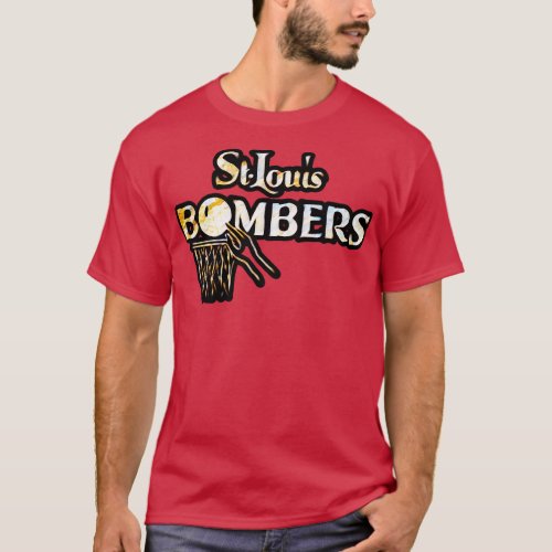 St Louis Bombers Basketball T_Shirt