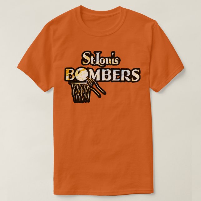 St Louis Bombers Basketball T-Shirt (Design Front)