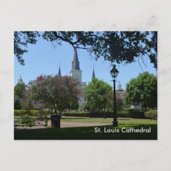 St. Louis Cathedral In The French Quarter Postcard by Captain_Panama at Zazzle
