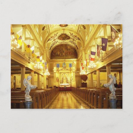 St. Louis Cathedral (interior), New Orleans, La Postcard