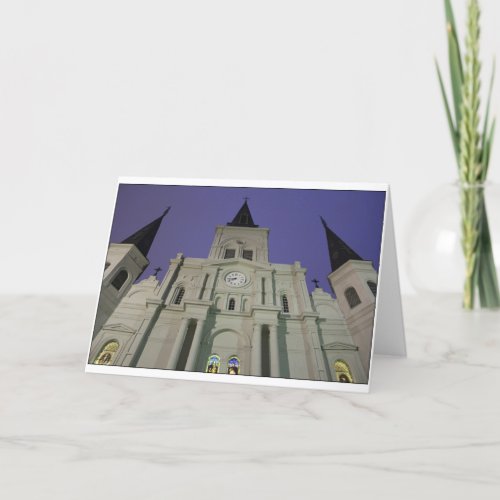 St Louis Cathedral Jackson Square New Orleans Holiday Card