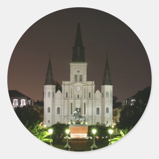 St Louis Cathedral, New Orleans Classic Round Sticker