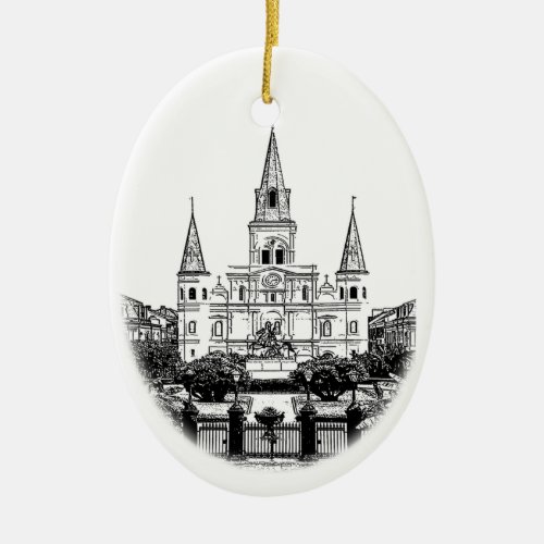 St Louis Cathedral New Orleans Ornament