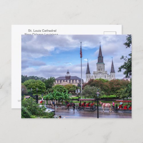 St Louis Cathedral postcard