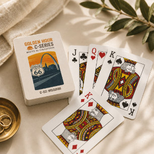 St. Louis Centennial Gateway Sunset Deck Poker Cards