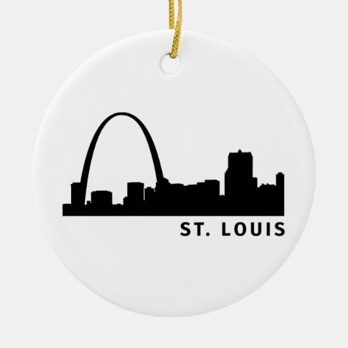 St Louis Ceramic Ornament