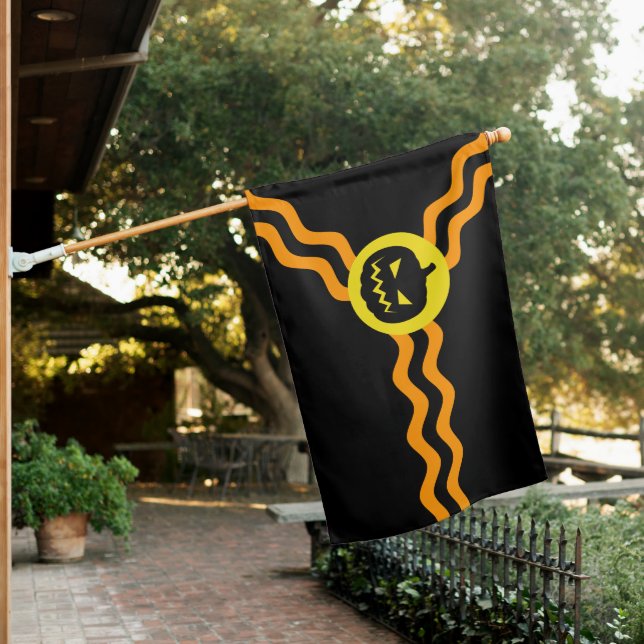 St. Louis City flag - Black Halloween (In SItu)