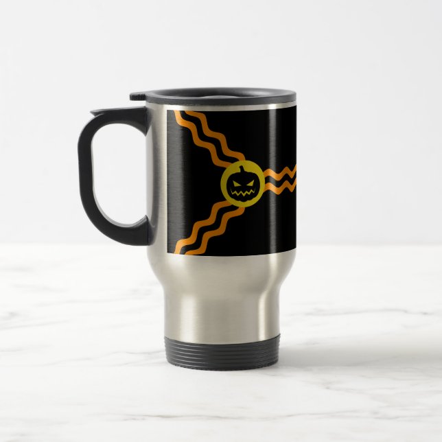 St. Louis City Halloween Flag Drinkware Travel Mug (Left)