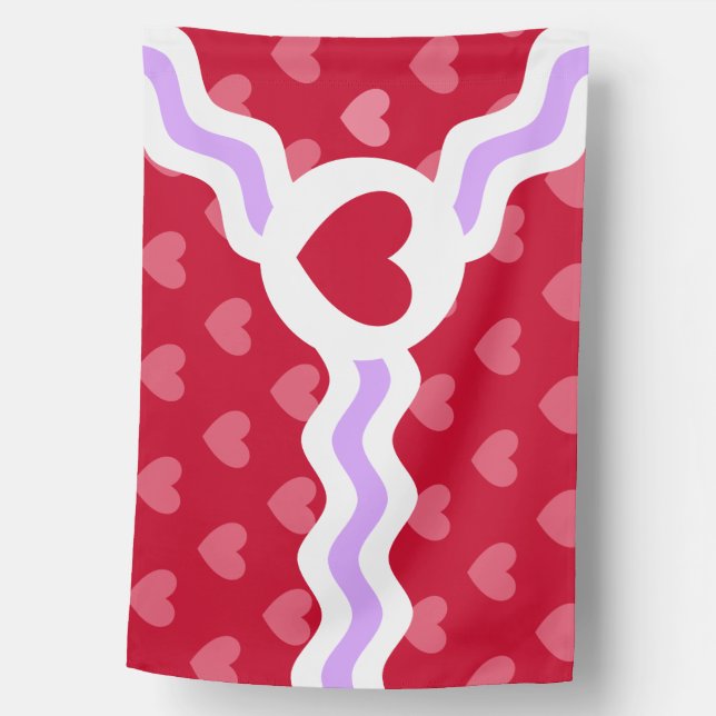 St. Louis City Valentine's Day House Flag (Front)
