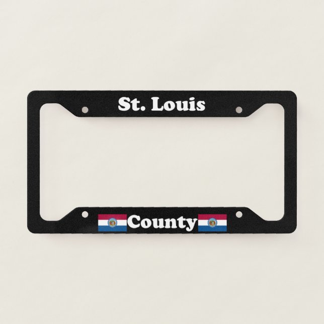 St. Louis County Missouri LPF License Plate Frame (Front)