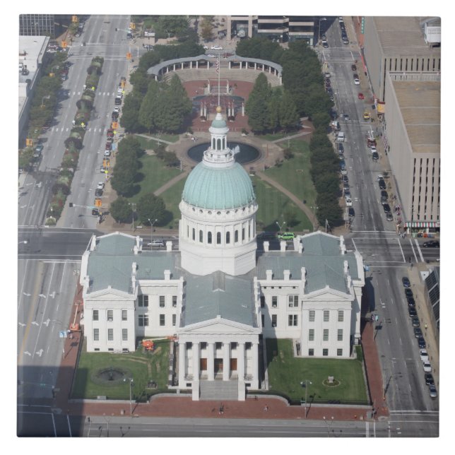 St. Louis Courthouse Ceramic Tile (Front)