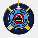 St Louis Curling Club Ceramic Ornament