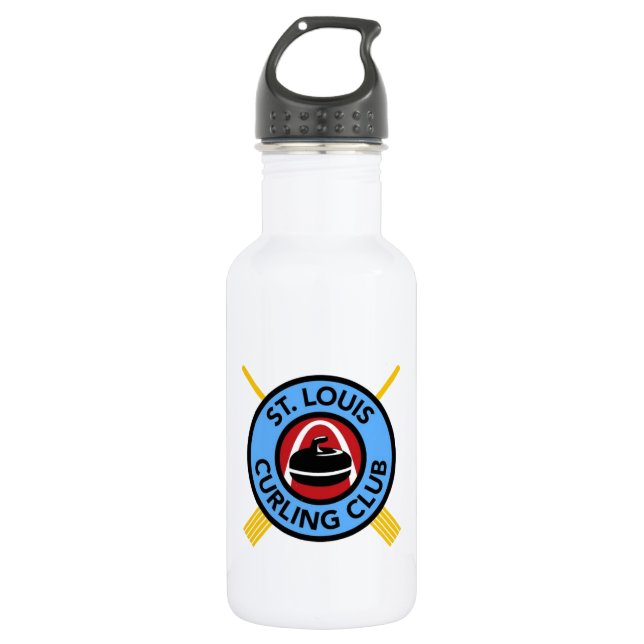 St Louis Curling Club Water Bottle (Front)