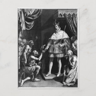 St. Louis  Distributing Alms, c.1615-20 Postcard