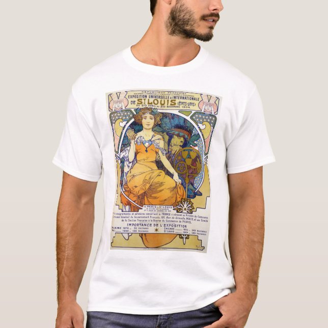 St. Louis Exhibition, Mucha T-Shirt (Front)