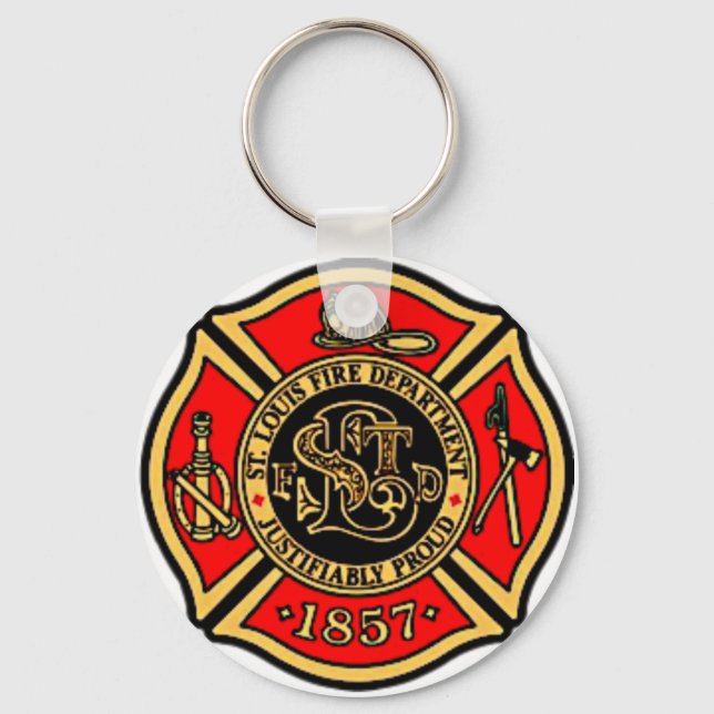 St. LOUIS FIRE DEPARTMENT. Keychain (Front)