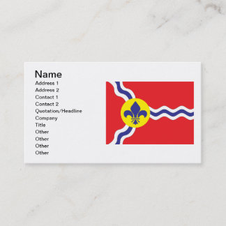 St. Louis flag Business Card