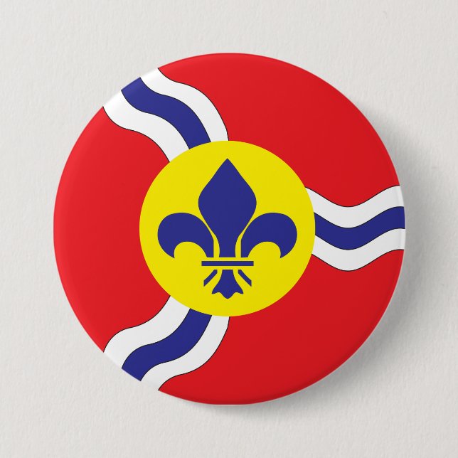St. Louis flag Button (Front)