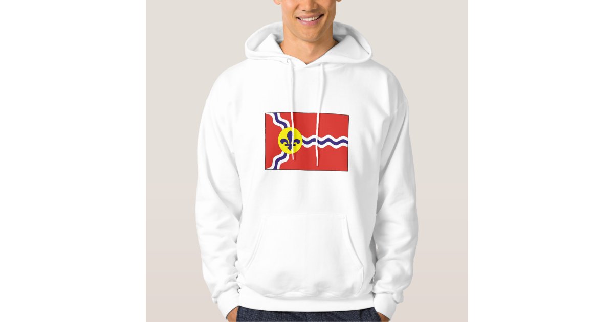 Saint St. Louis STL Flag Pullover Hoodie