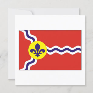 St Louis Flag Invitation