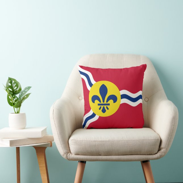 St. Louis Flag on American MoJo Pillow (Chair)
