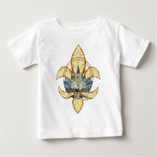 St. Louis Fleur de Lis Baby T-Shirt