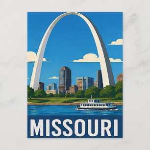 🌉 St. Louis Gateway Arch Escape Postcard