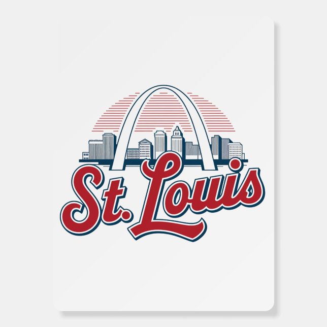 St. Louis Gateway Arch, Iconic Pride Retro Foam Board (Front)