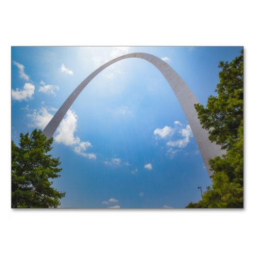 St Louis Gateway Arch Table Number