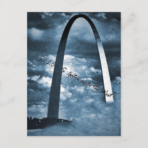 ST LOUIS _Gateway to the West Postcard