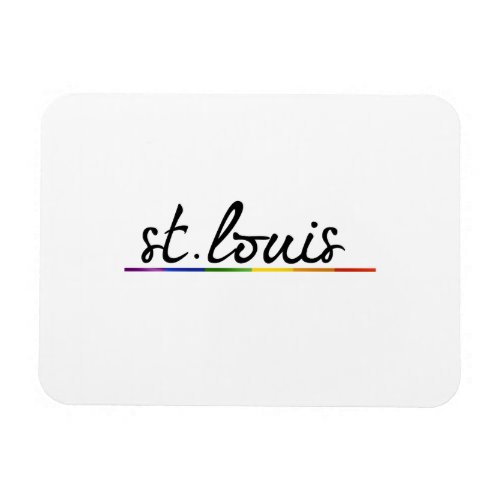 ST LOUIS GAY PRIDE _png Magnet