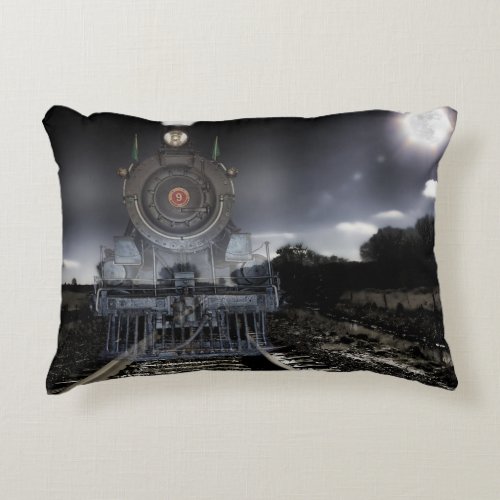 St Louis Ghost Train Accent Pillow