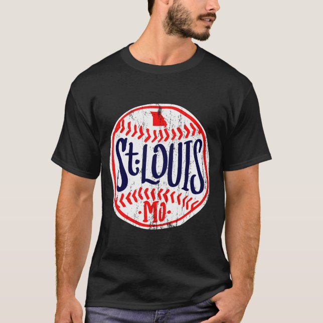 St. Louis Hand Drawn Script T-Shirt (Front)