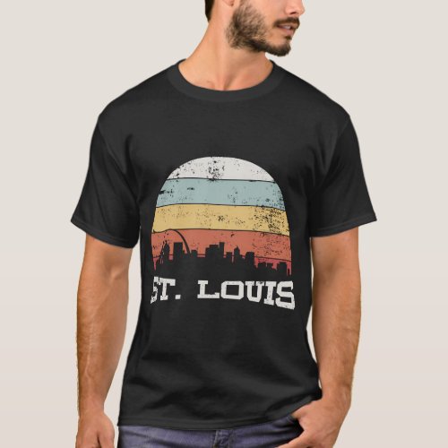 St Louis Hockey Fan T_Shirt