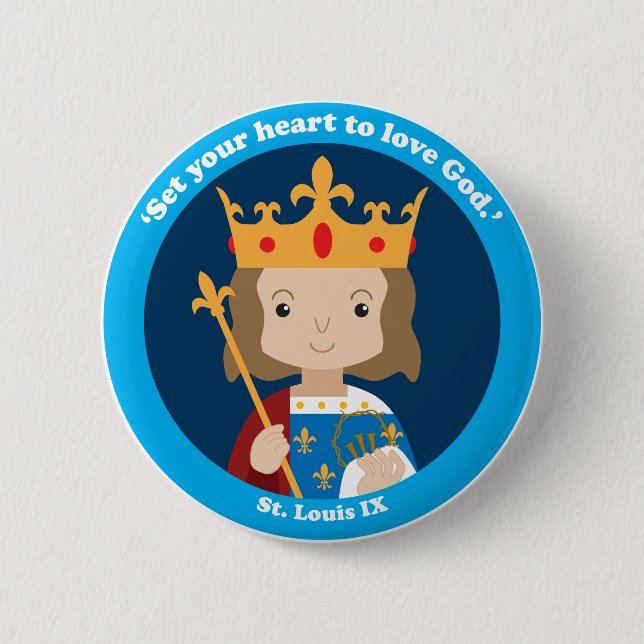 St. Louis IX Button (Front)