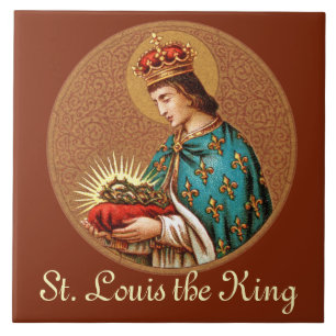 St. Louis IX (Detail; ‘Medallion’ Only; BK 065) Ceramic Tile