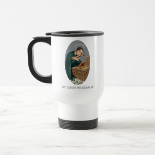 St. Louis IX of France Catholic Saint Healing Travel Mug