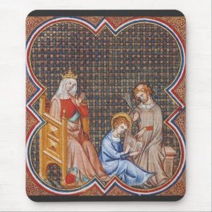 St. Louis IX of France Patron of Kings Art Mouse Pad
