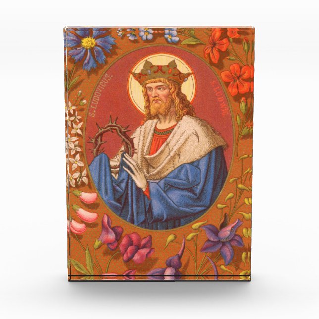 St. Louis IX (PM 05) Vertical Acrylic Plaque 2 (Front)