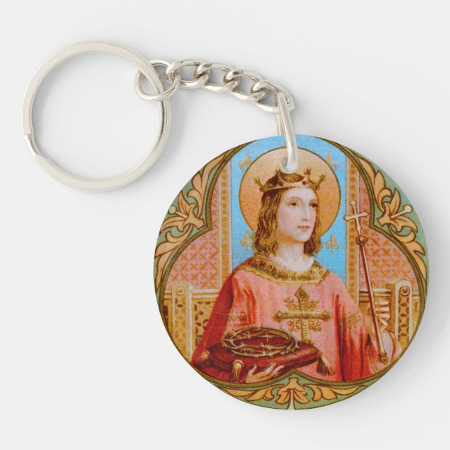 St. Louis IX the King (BK 004) Keychain (Front)