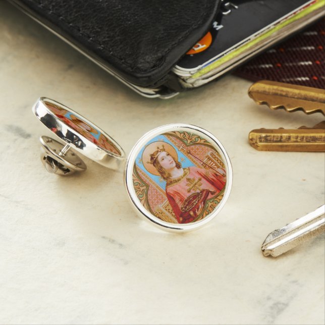 St. Louis IX the King (BK 004) Lapel Pin (In Situ)