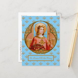 St. Louis IX the King (BK 004) Postcard