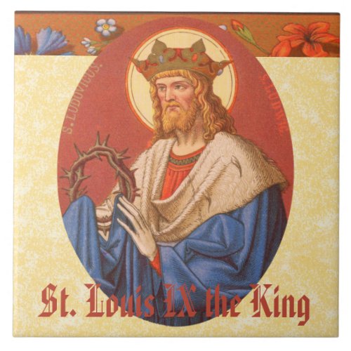 St Louis IX the King PM 05 Ceramic Tile